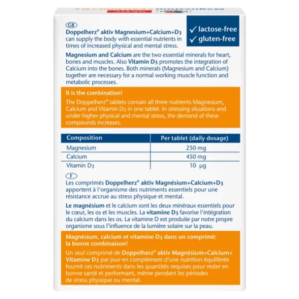 Doppelherz Aktiv Magnesium + Calcium + D3