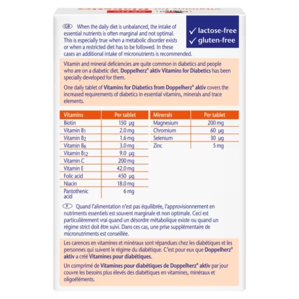 Doppelherz Aktiv Vitamins for Diabetics