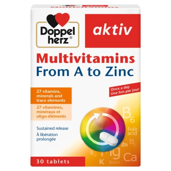 Doppelherz Aktiv Multivitamins From A To Zinc