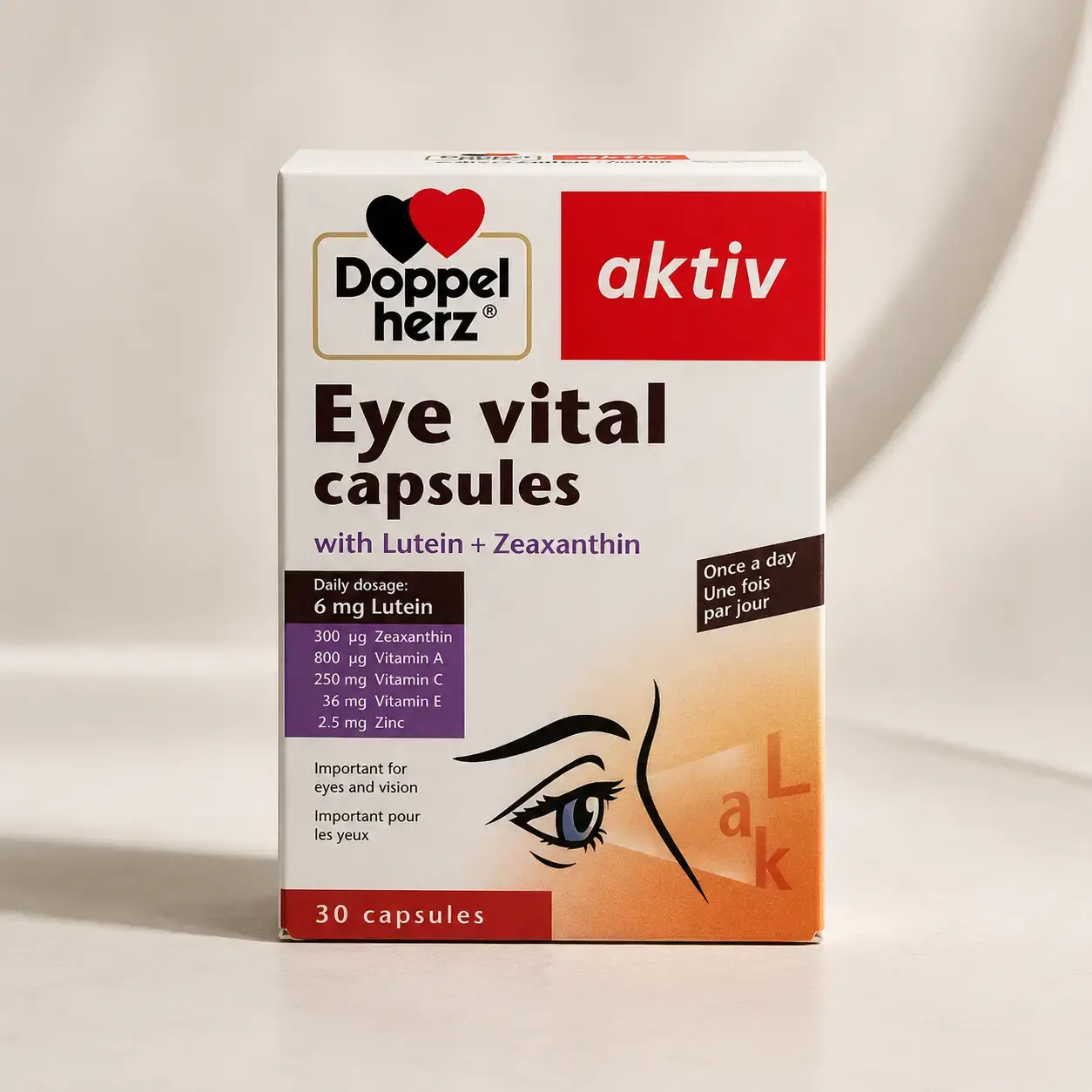 Doppelherz Eye Vital Capsules product pack